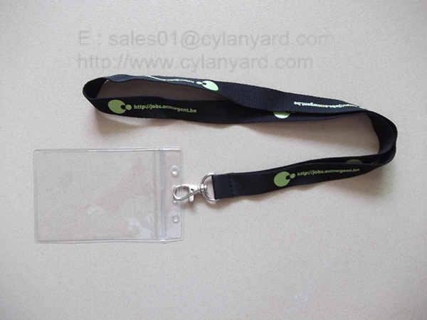 Plastic name tag lanyards