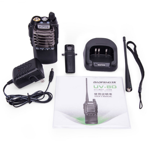 UV-8D Professional Two Way Radios Handheld UHF Single Band 16 Channels