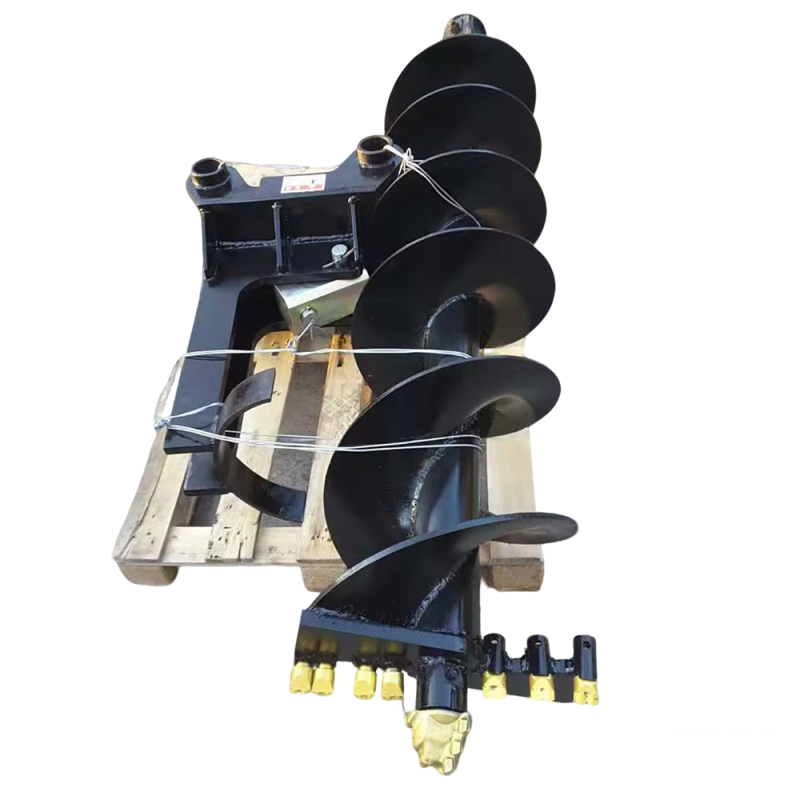 Custom Drilling Machine Auger Bits Drill Attachments for Compact Excavators Hydraulic Drill Bits Hydraulic Drill Drives Excavator , Tractor , Jack ,