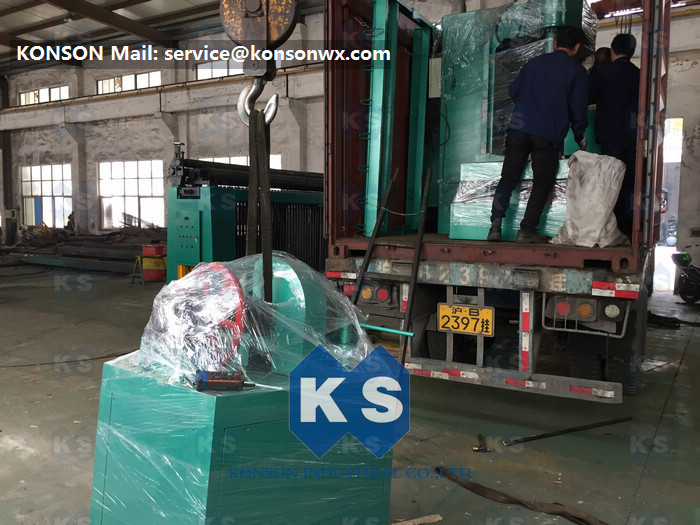1.5kw Power Input Gabion Production Line , Gabion Box Machine Automatic Cutting