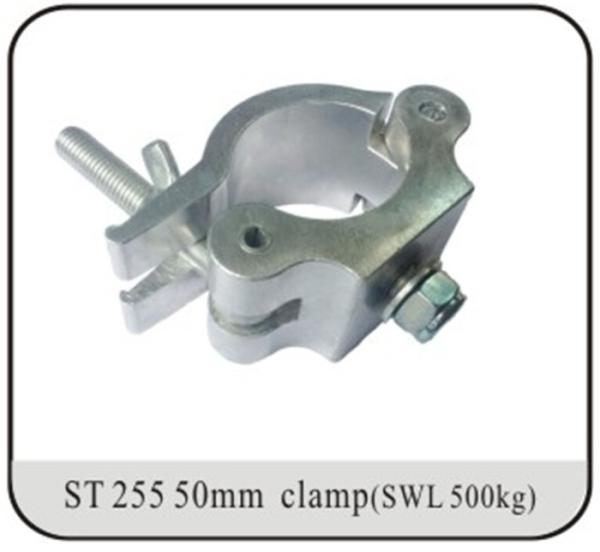 Quality Light Trussing Heavy Duty O Swivel Clamp With Half Coupler 10mm - 20mm Thickness for sale