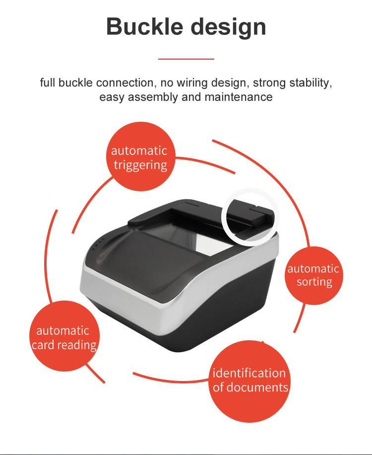 USB 2.0 ID Card Reader for Quick and Accurate International Identity Verification