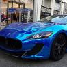 Buy cheap Chrome Vinyl Crystal Blue Car Wrap Sand Proof Waterproof Self Healing from wholesalers