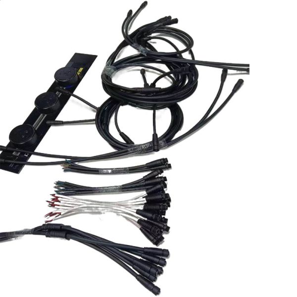 Y Series Parallel Waterproof Cable Connector IP67 PA66 Nylon Material for Outdoor Sun Room Applications
