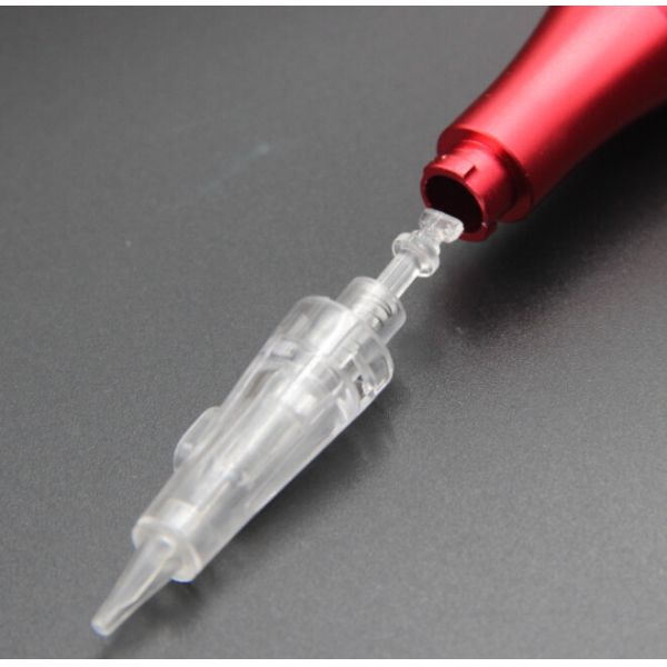 Transparent Permanent Makeup Needles Cartridge For Eyebrow Tattoo Pen