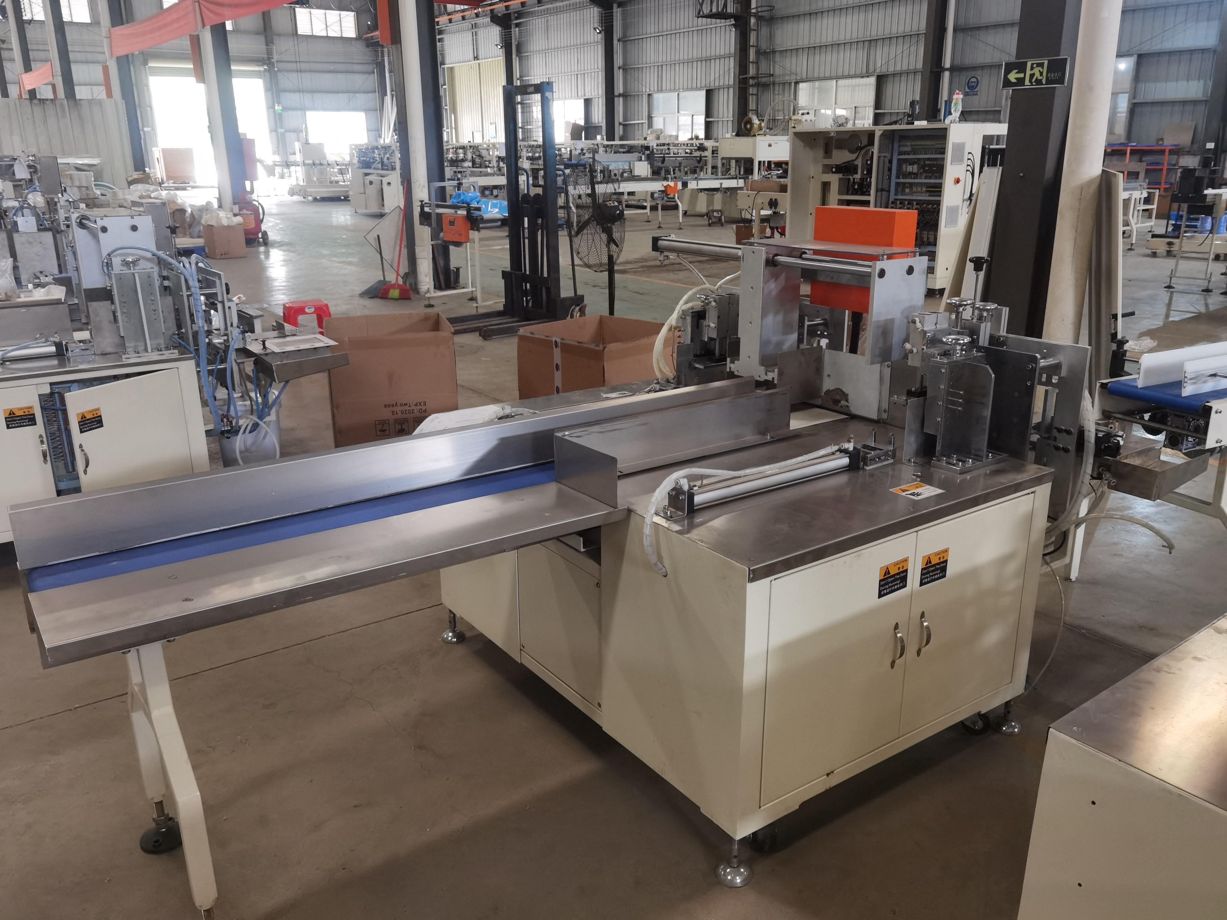 Manual Easy Operation Napkin Tissue Paper Double Heads Bag Packing Machine