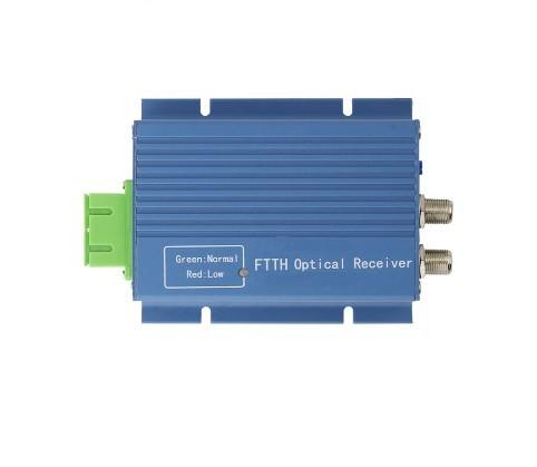 Quality FTTH / FTTP Micro Optical Receiver Node 2 Output Port CATV Network Fiber Optic Model Indoor for sale
