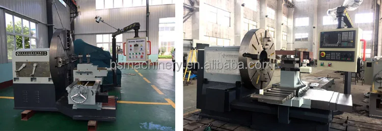 Floor Type Heavy Duty Horizontal Face Lathe Machine CW6180 CW6280 Manual