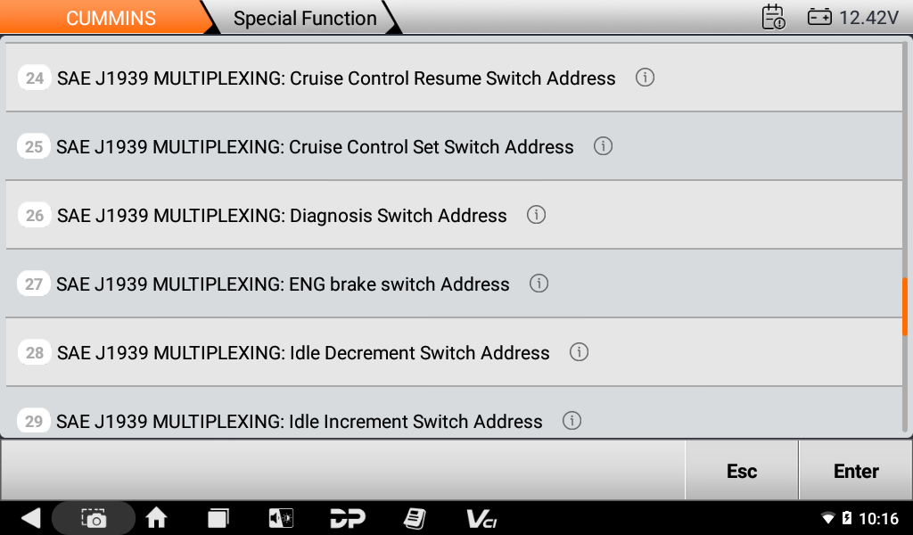 OBDSTAR ISCAN PRO SERIES CUMMINS MARINE Scanner