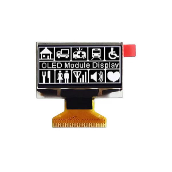 1.3 Inch PMOLED MODULE 128X64 Resolution 3/4-SPI I2C Interface Driving IC SH1106G