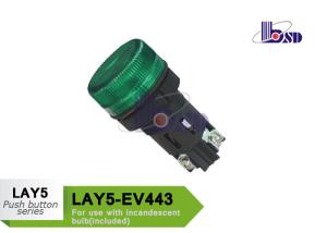 China LAY5（XB2）-EV443 green color spring return flat button push button swithes wholesale