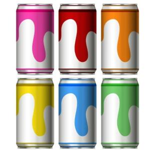 China Red Bull Recyclable Aluminum Cans Beverage Packaging 11oz wholesale