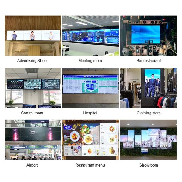 LCD splicing Panels LG Video Wall 2x2 3x3 4K Digital Monitor 3D TV Screen for control room