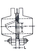 Single - Disc Swing Wafer Check Valve Americal ANSI ASME , Non Return Valve