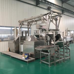 China Fried Peanuts Making Machine / Groundnut Fryer Production Line High Performance wholesale