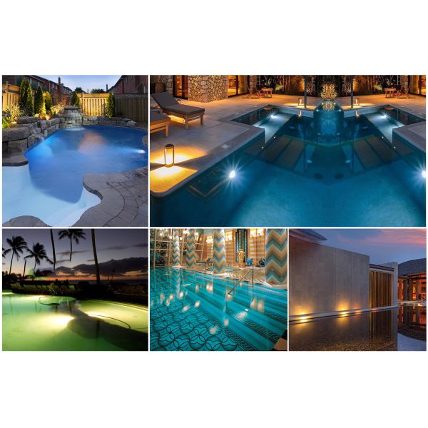 SMD2835 18W Plastic PAR56 UL Led Pool Lights AC DC