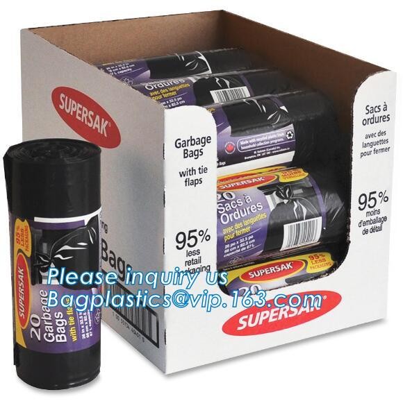 Tall Kitchen Drawstring Trash Bags,Reusable Trash Diaper Bag,gallon black drawstring, durable bin liners 1.2 mil, unscen