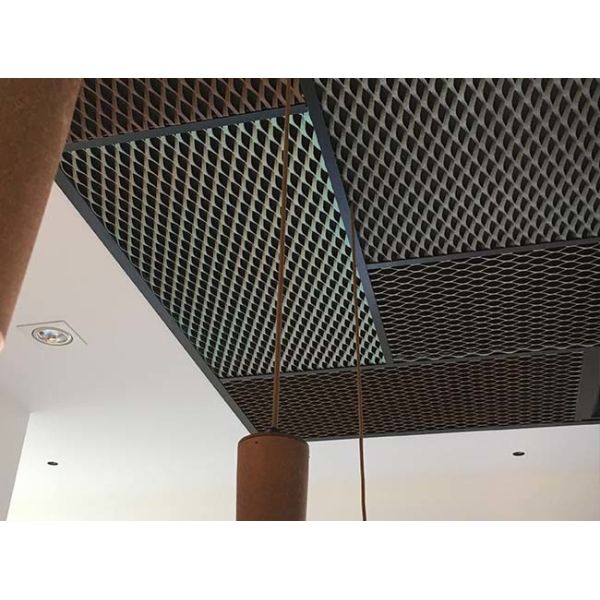 Expanded Metal Ceiling Fireproof Heat Insulation Noise Absorption For Building Interior Top Decoration