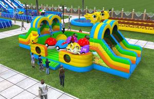 14*7.9*4m  Inflatable Sports Games Happy Pokemon Leaps N Bounds