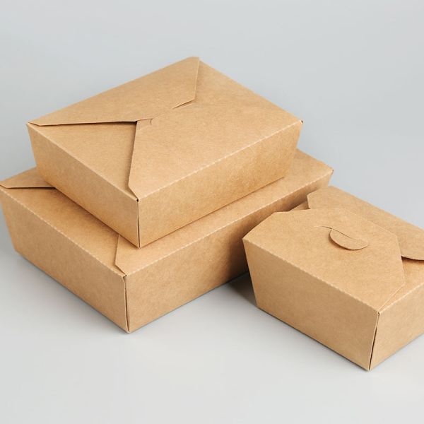 Chips Fried Chicken Take Away Food Box Making Machine 60-160 Pcs/Min