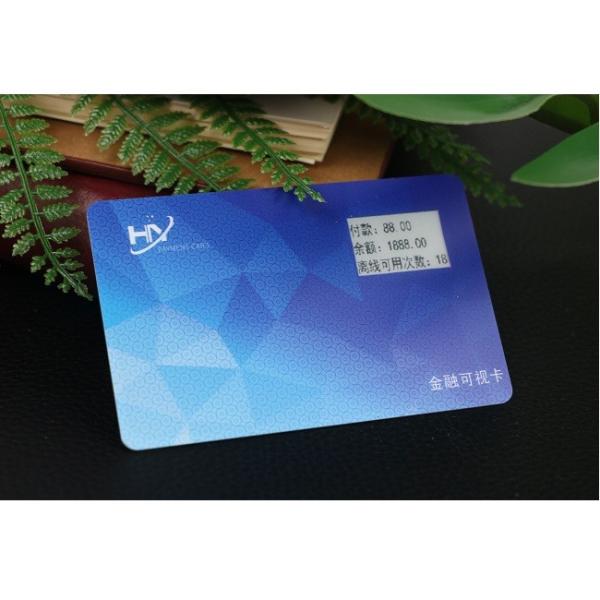Quality Real Time Positioning BLE Beacon ID Card ISO7816 Chargeable Bluetooth for sale