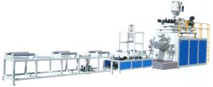 Large Diameter Plastic Pipe Production Line , PPR Pipe Extrusion Line Inner Rib Reinforced