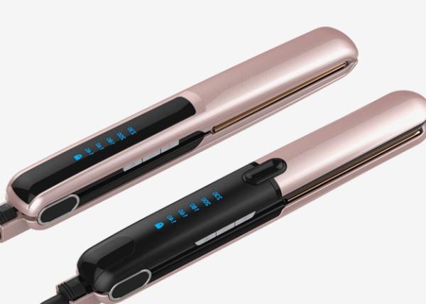 Quality ABS Housing Rotary Knob Tourmaline Flat Iron Hair Straightener for sale
