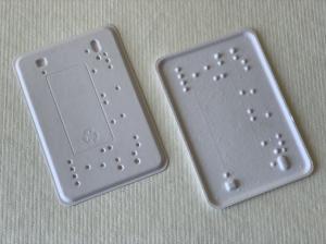 Embossing Debossing Biodegradable Pulp Tray Blind Fibre Based Packaging