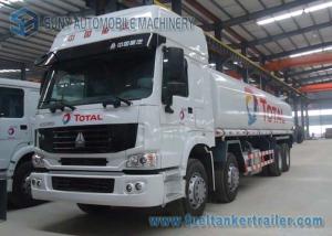 China Howo 8x4 Sinotruk Fuel Chemical Tanker Truck , 310HP Carbon Steel Tanker Truck wholesale