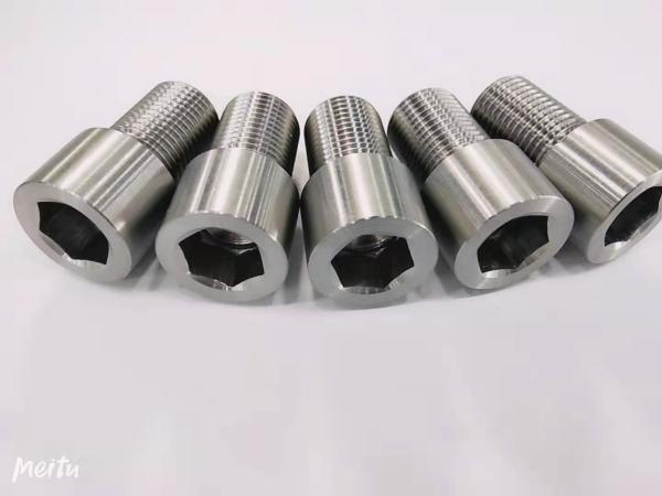 Quality 0.01mm Tolerance Turning Precision Machining Services Titanium Adapter OEM for sale
