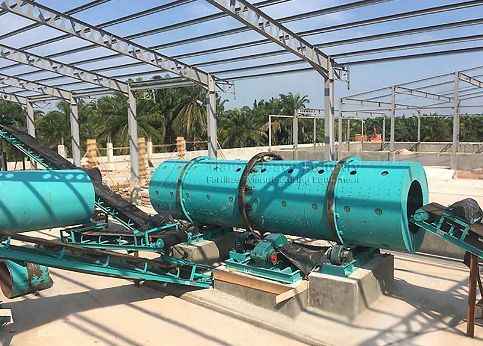 Organic fertilizer production line Compound fertilizer production line NPK production line Blended fertilizer production line