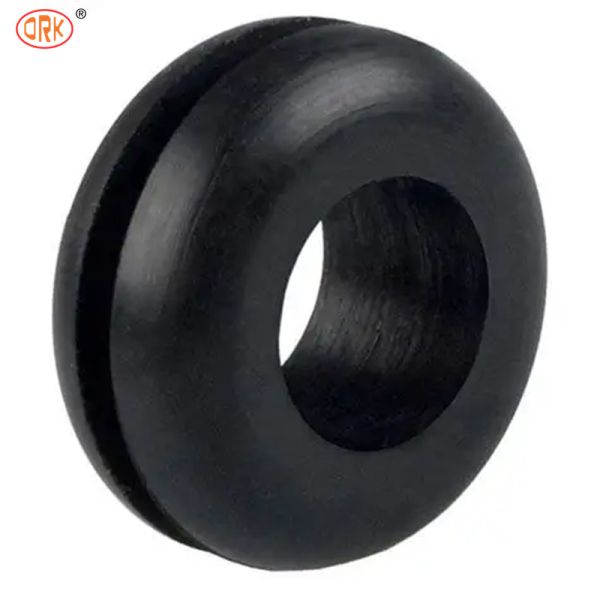 Custom Heat Resistance Black Silicone Rubber Hole Grommets Plug / Rubber Cable Grommet Ring For Car Spare Parts