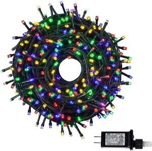 China Multi Colors Extendable LED Multicolor Christmas Lights String 400 LED 120V wholesale