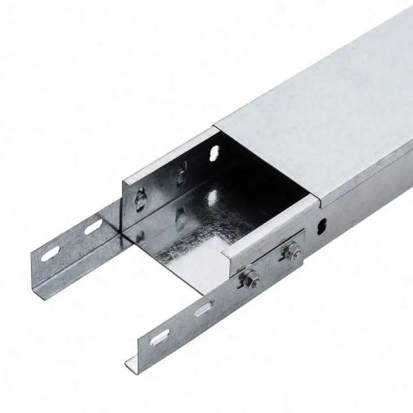 Quality Custom Wall Mounted Solid Through Cable Tray / Solid Bottom Cable Tray With Corrosion Resistance for sale