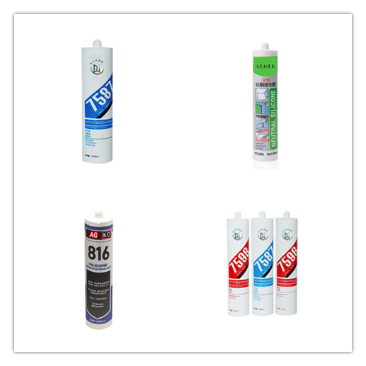 Transparent color adhesive glass glue for aquarium adhesive silicone sealant transparent color silicone sealant