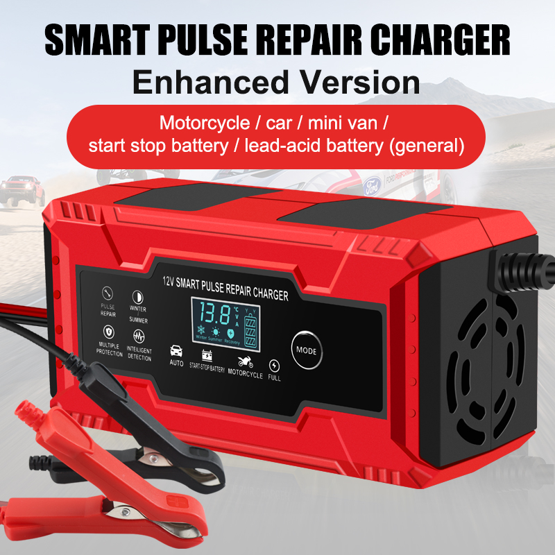 OEM/ODM Accepted 12V 24V 15A 8A Car Battery Charger And Jump Starter for Electric Marine Battery Motorcycle / Scooter