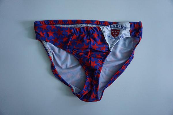 Quality Draw Cord Bikini Bathing Suits For Men , Plus Size Mens Swimwear With Front Lining for sale