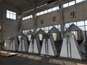 Plc Control 316ss Rvpd Rotary Cone Vacuum Dryer Lcd Display