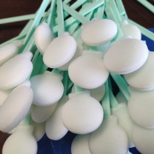China Disposable Lint Free Big Round Head Foam Swab Sponge for Cleaning wholesale