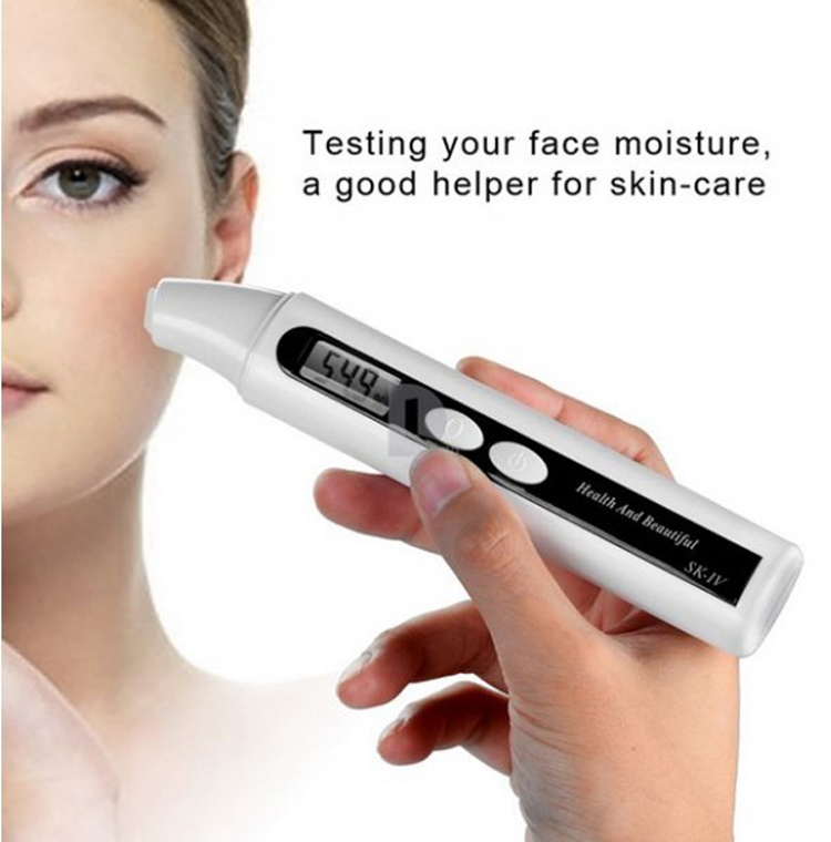 Mini Rapid Facial Moisture Skin Check Machine Plastic With LED Display