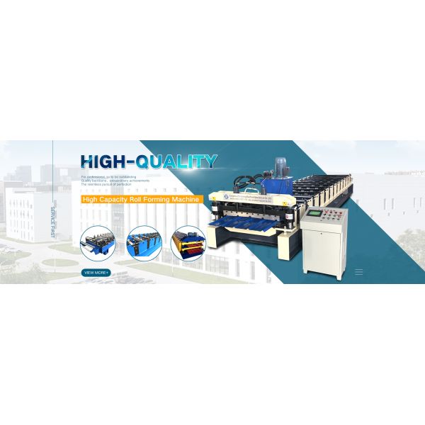 PLC Controlled Automatic Trapezoid Corrugated Metal Roof Ibr Sheet Roll Forming Machine Metal Roofing Sheet Design