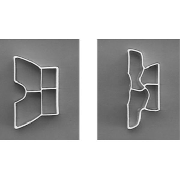 Silver Anodizing Aluminum Extrusion Parts Heat Sink Profile 50000 Shots