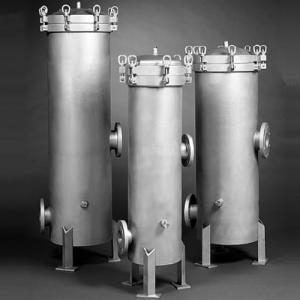 Stainless Steel Industrial Cartridge Filters For Filtration Polypropylene Filter Media