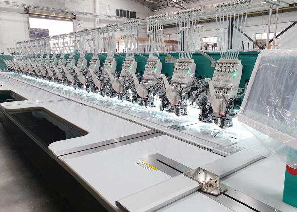 Quality Large Scale Cap Embroidery Machine / Industrial Computer Embroidery Machines LCD Display for sale