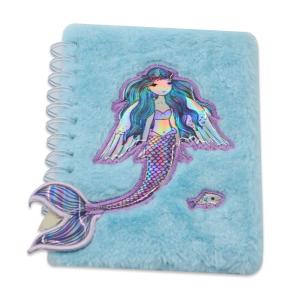 No Adhesive School Stationary Student Diary with Cute Plush Cover and Custom Print LOGO
