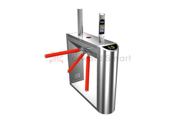 Quality QR Reader Access Control Swing Flap Barrier Turnstile for sale