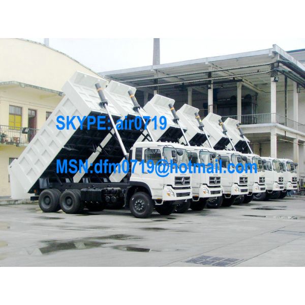 Euro3 375HP Dongfeng Cummins Engine 6x4 Heavy Duty Dump Truck DFL3251AX