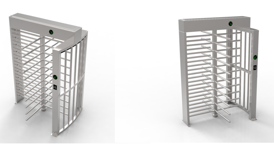 Single Channel Automatic Door Entrance Access Control Gate Full Height Turnstile For Security Project