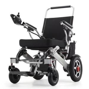 China Lithium Battery Lightweight Electric Wheelchairs Folding Fully Automatic Breathable wholesale