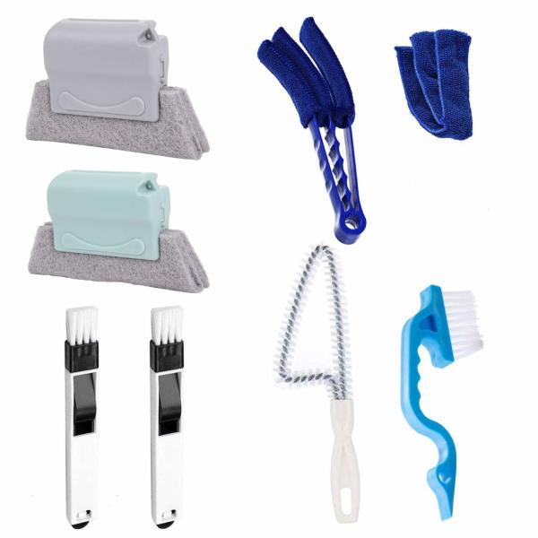 Quality 7pcs Window Groove Cleaning Brush For Blinds Corners Bathroom for sale